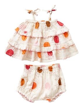 Pink Chicken Baby Garden 2-Piece Set- Sunrise